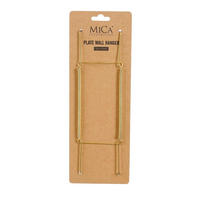 FALI TÁNYÉRTARTÓ - aranyszínű, Basics, fém (40/30/30cm)