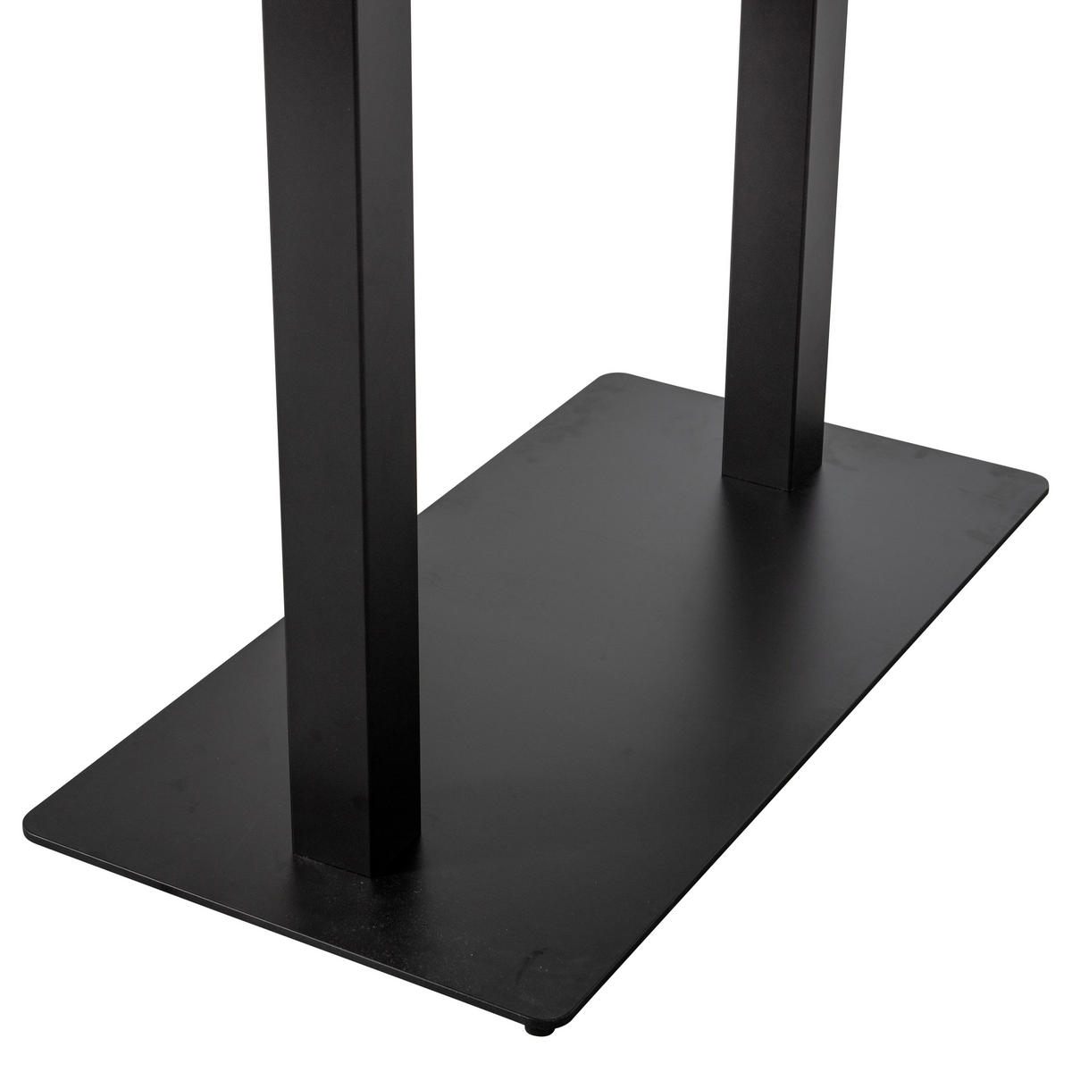 TISCHGESTELL in Metall   - Schwarz, MODERN, Metall (80/72/40cm) - Livetastic