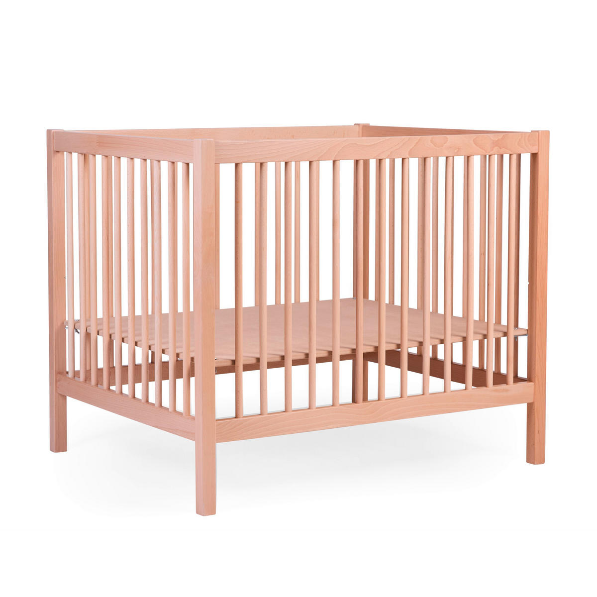 LAUFGITTER PA97NA Natur inkl. Rollen 98/78/82 cm  - Naturfarben, KONVENTIONELL, Holz/Kunststoff (98/78/82cm) - Childhome
