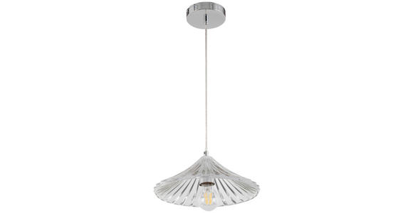 HÄNGELEUCHTE 29/115 cm  - Klar, Trend, Glas/Metall (29/115cm) - Novel