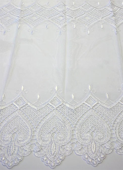 MATERIJAL ZA ZAVESE bela - bela, Osnovno, tekstil (175cm)