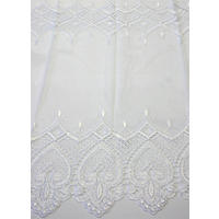 MATERIJAL ZA ZAVESE bela - bela, Osnovno, tekstil (175cm)