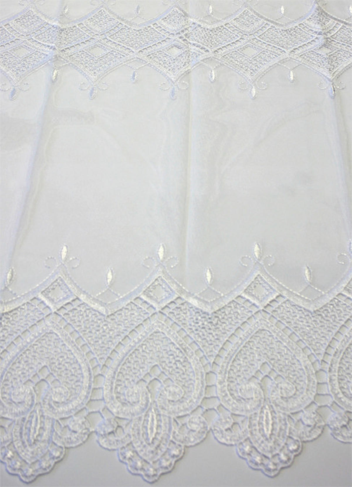 MATERIJAL ZA ZAVESE bela - bela, Osnovno, tekstil (175cm)