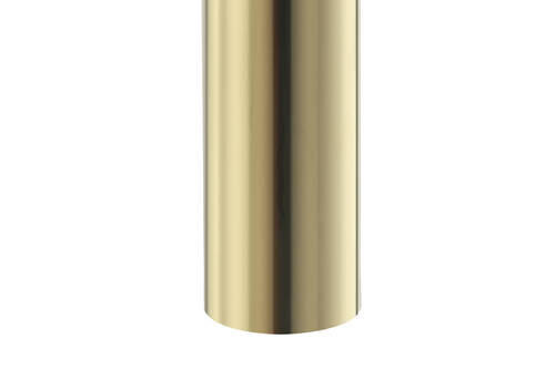BEISTELLTISCH 46/46/52 cm Grau, Goldfarben rund  - Goldfarben/Grau, Design, Glas/Metall (46/46/52cm) - Kayoom