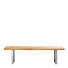 SITZBANK Kernbuche massiv Buchefarben - Chromfarben/Buchefarben, Design, Holz/Metall (180/45/40cm) - Carryhome SITZBANK Kernbuche massiv Buchefarben - Chromfarben/Buchefarben, Design, Holz/Metall (180/45/40cm) - Carryhome