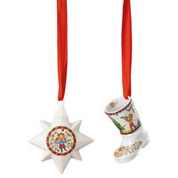 Ministern und Ministiefel 2024 Weihnachtsleuchten 2024  - Multicolor/Weiß, MODERN, Keramik - Hutschenreuther