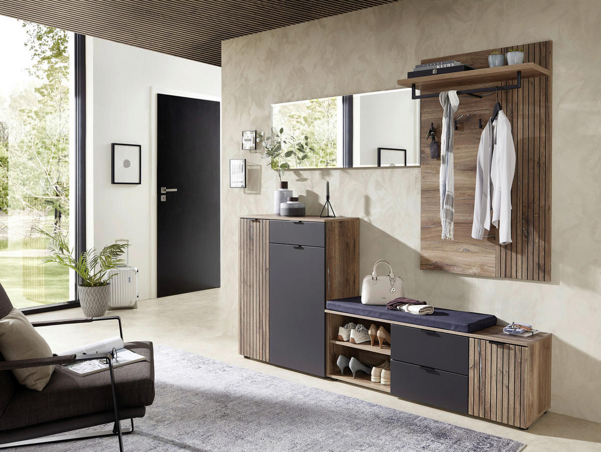 GARDEROBNI PANEL - barve hrasta, Moderno, leseni material (82/134/30cm) - MID.YOU