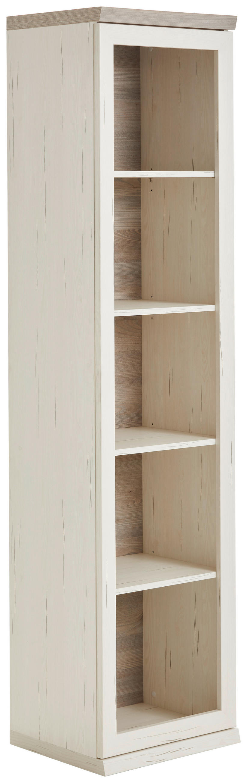 REGAL ZA DOKUMENTE  siva, bijela  - bijela/siva, Moderno, drvni materijal (50,6/209,2/43cm) - Hom`in