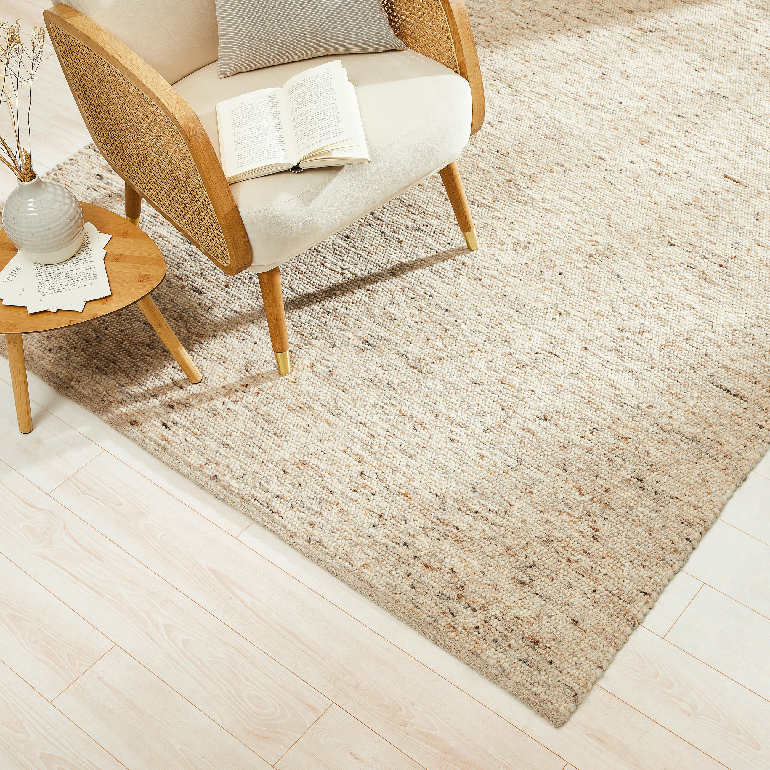 HANDWEBTEPPICH 250/340 cm Beige  - Beige, Basics, Textil (250/340cm) - Linea Natura