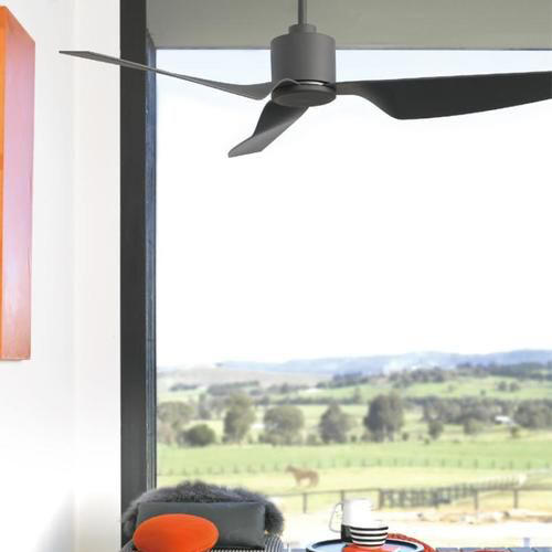 DECKENVENTILATOR  127/33 cm    - Anthrazit, Basics, Kunststoff/Metall (127/33cm)