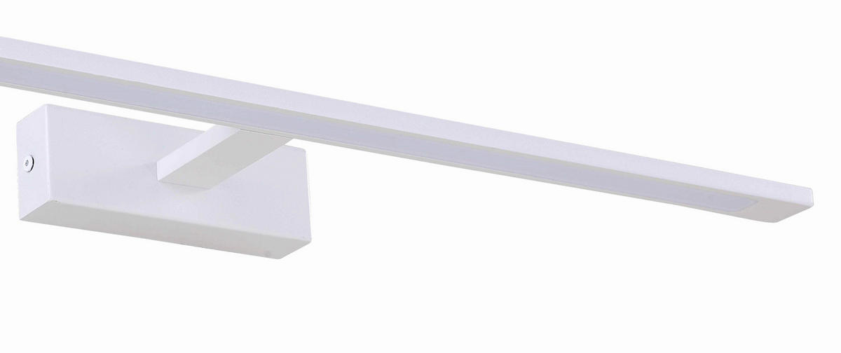 BADEZIMMER-WANDLEUCHTE Isla 5/62/14 cm  - Weiß, Design, Metall (5/62/14cm)