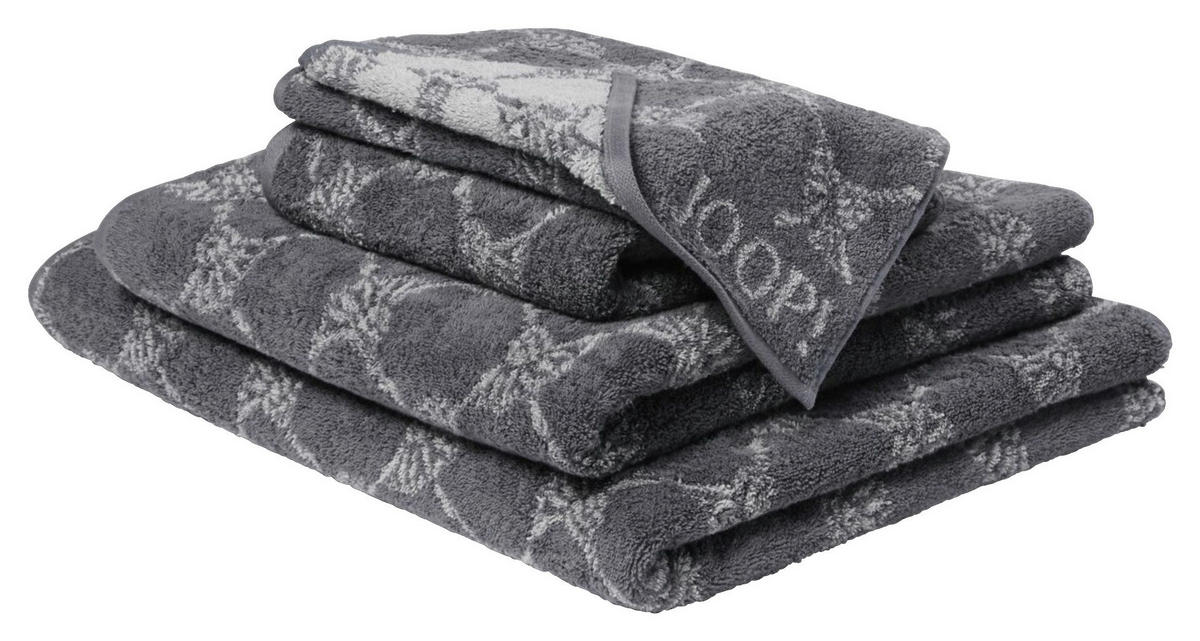 TÖRÖLKÖZŐ 80/150 cm antracit  - antracit, Design, textil (80/150cm) - Joop!