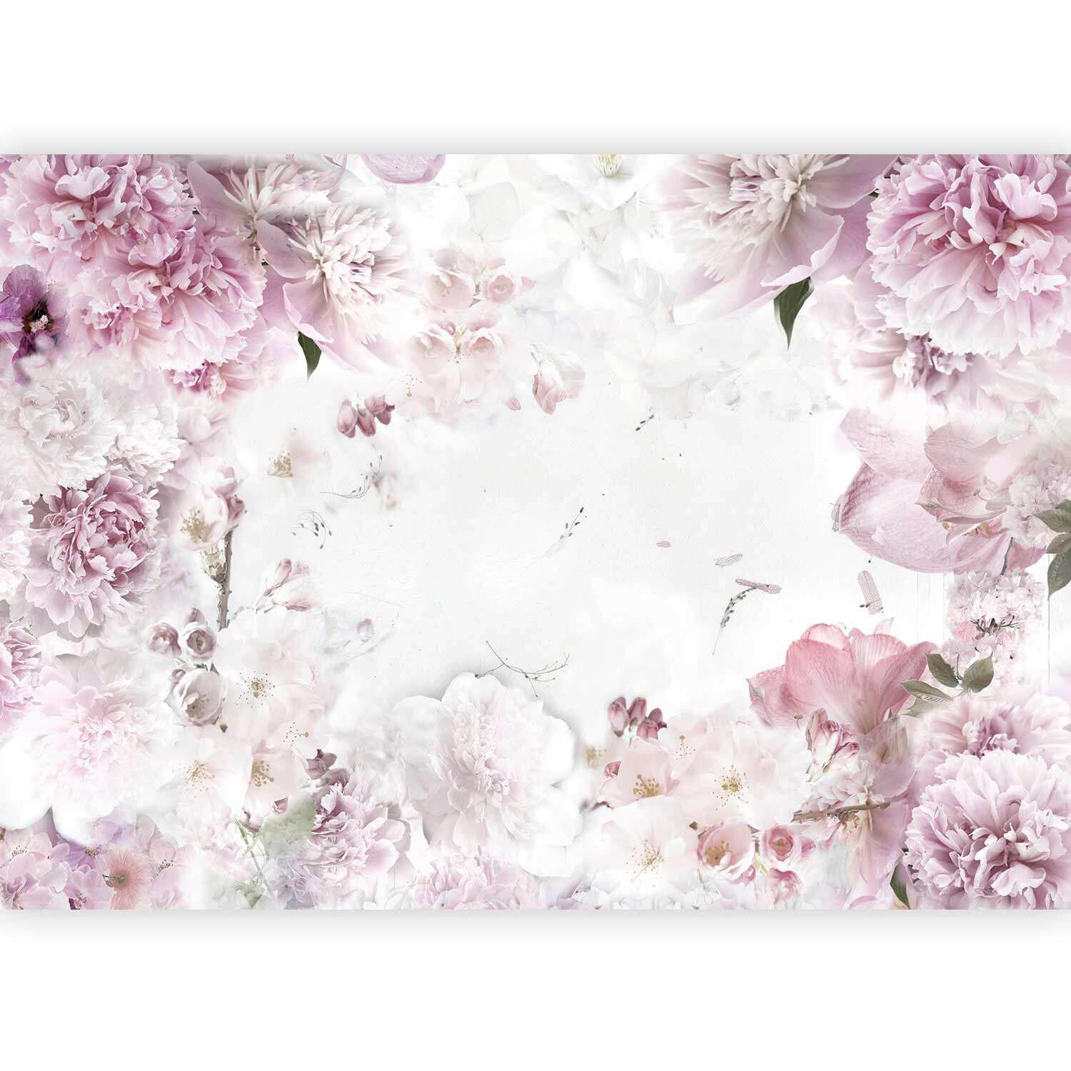 FOTOTAPET 150/105 cm  - vit/pink, Lifestyle, textil (150/105cm) - artgeist