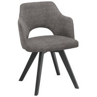 NASLANJAČ, les, tekstil rjava, črna  - črna/rjava, Design, tekstil/les (53/81/60cm) - Venda