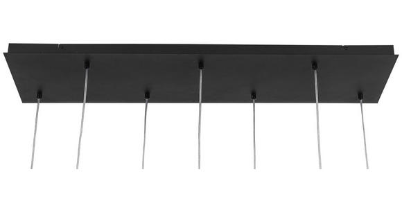HÄNGELEUCHTE 110/31/120 cm - Chromfarben/Schwarz, Trend, Glas/Kunststoff (110/31/120cm) - Novel