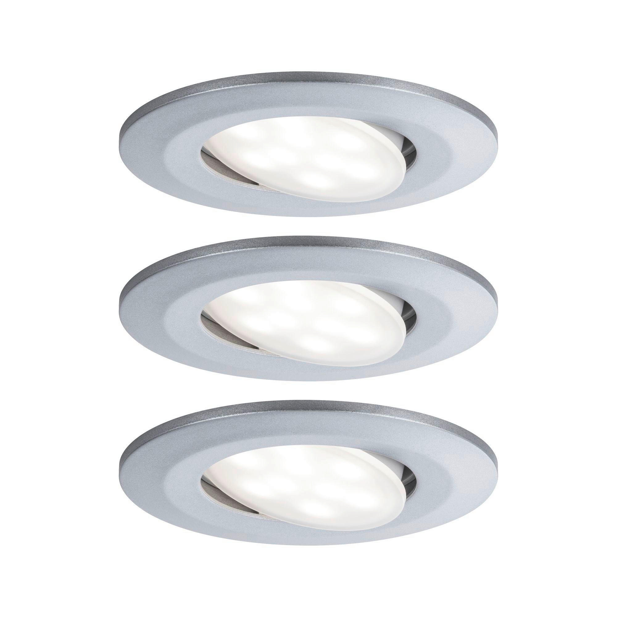 LED-DECKENLEUCHTE 9 cm  - Chromfarben, Basics, Kunststoff (9cm) - Paulmann