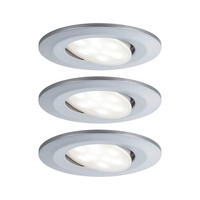 LED-DECKENLEUCHTE 9 cm  - Chromfarben, Basics, Kunststoff (9cm) - Paulmann
