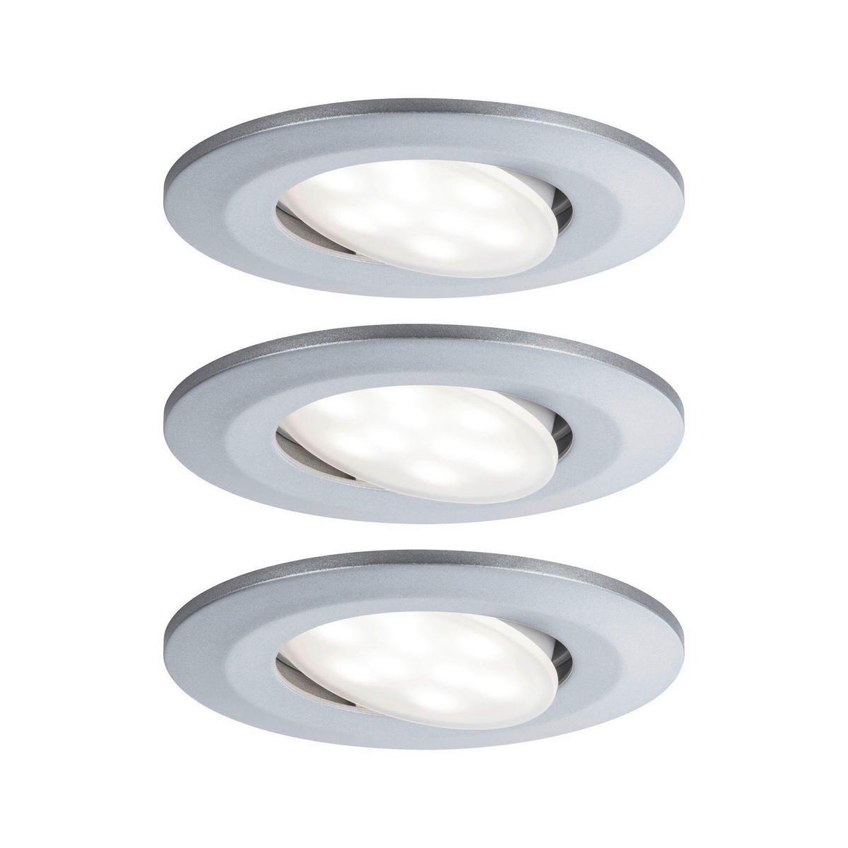 LED-DECKENLEUCHTE 9 cm  - Chromfarben, Basics, Kunststoff (9cm) - Paulmann