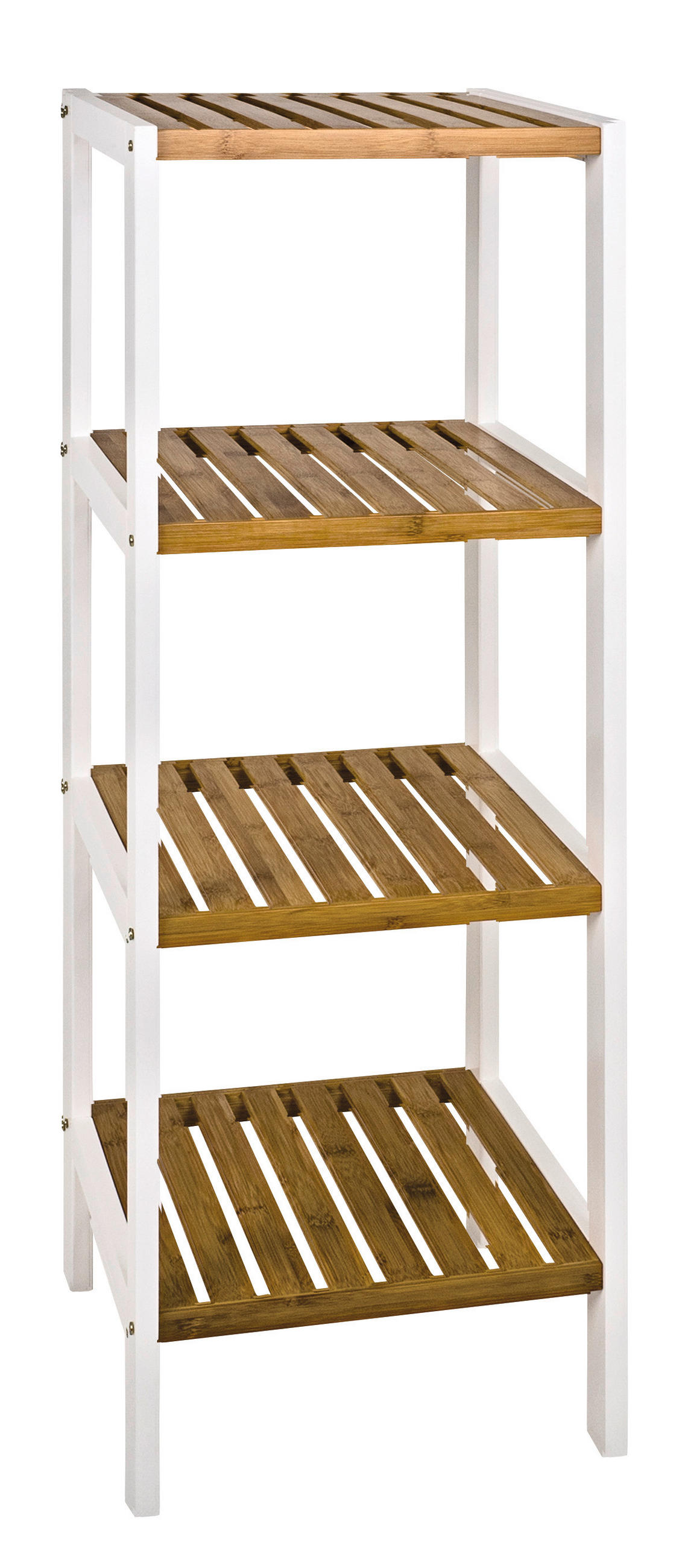 REGAL  35/112/33 cm Naturfarben, Weiß  - Weiß/Naturfarben, Design, Holz/Holzwerkstoff (35/112/33cm)