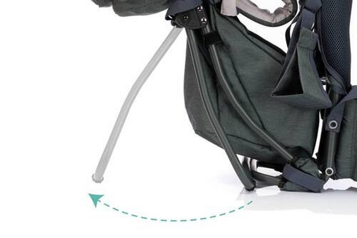 RÜCKENTRAGE Adventure  - Dunkelgrau/Beige, Basics, Textil (30/73/85cm) - Fillikid