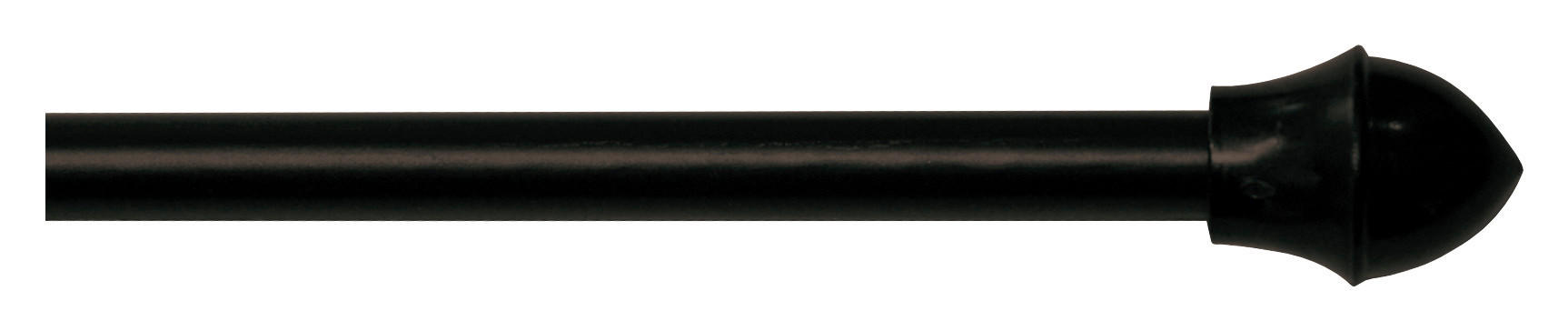 GARDINSTÅNGSET 75-125 cm  - svart, Basics, metall (75-125cm)