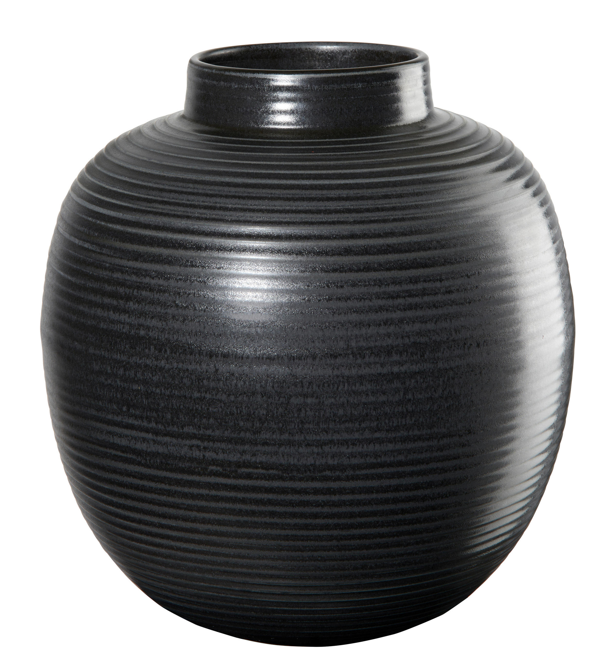 VASE Japandi home  - Schwarz, Basics, Keramik (20/22cm) - ASA