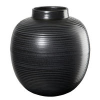 VAZA  keramika  - črna, Basics, keramika (20/22cm) - ASA