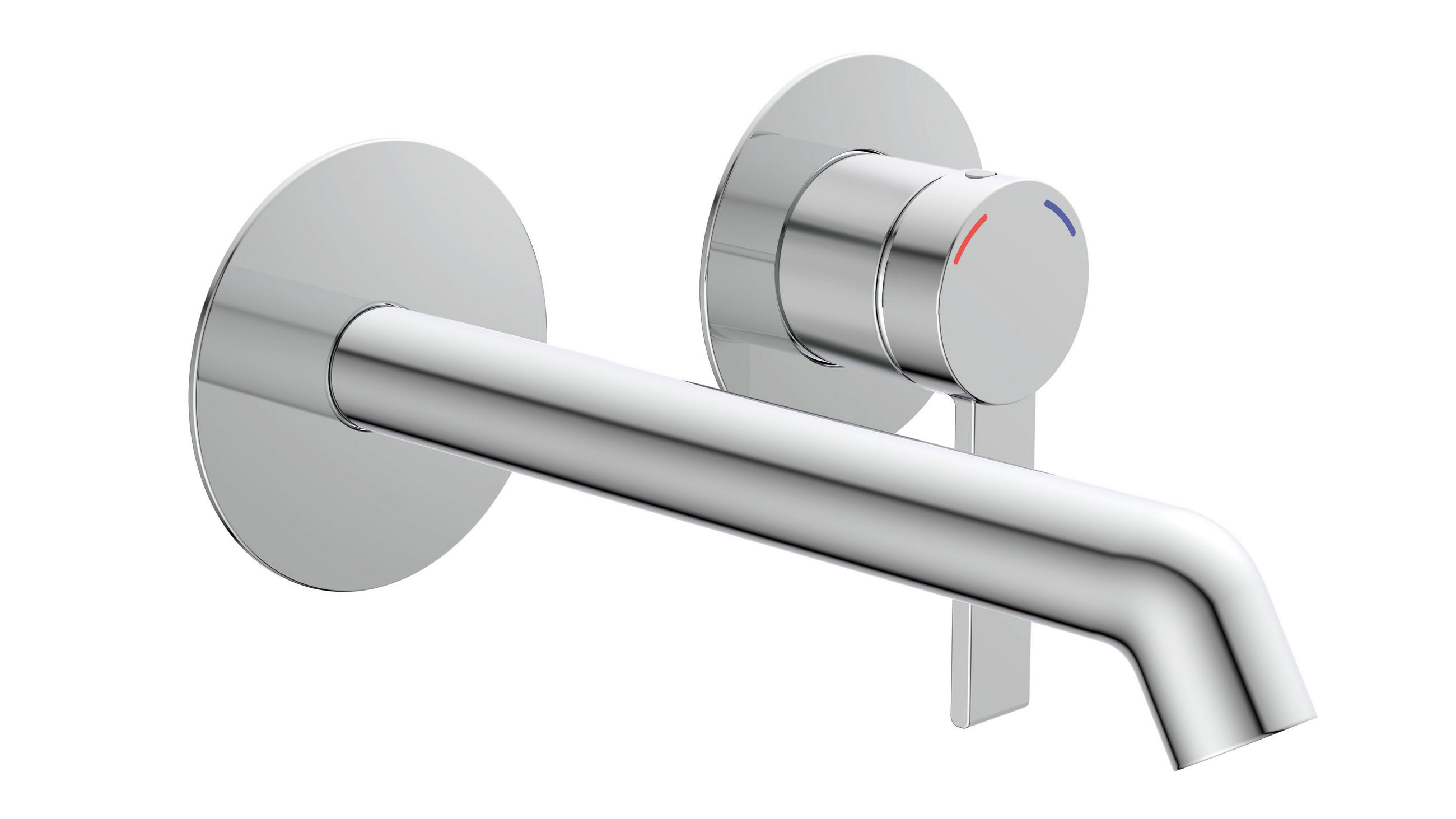 WASCHTISCHARMATUR 33160  - Chromfarben, Basics, Metall (20/8/27cm) - Schütte