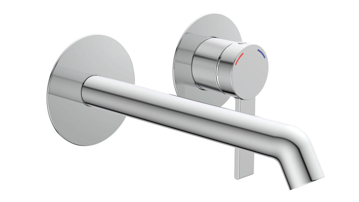 WASCHTISCHARMATUR 33160  - Chromfarben, Basics, Metall (20/8/27cm) - Schütte