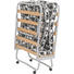 KLAPPBETT Metall 80/190 cm - Alufarben/Schwarz, Basics, Textil/Metall (80/190cm) - Carryhome