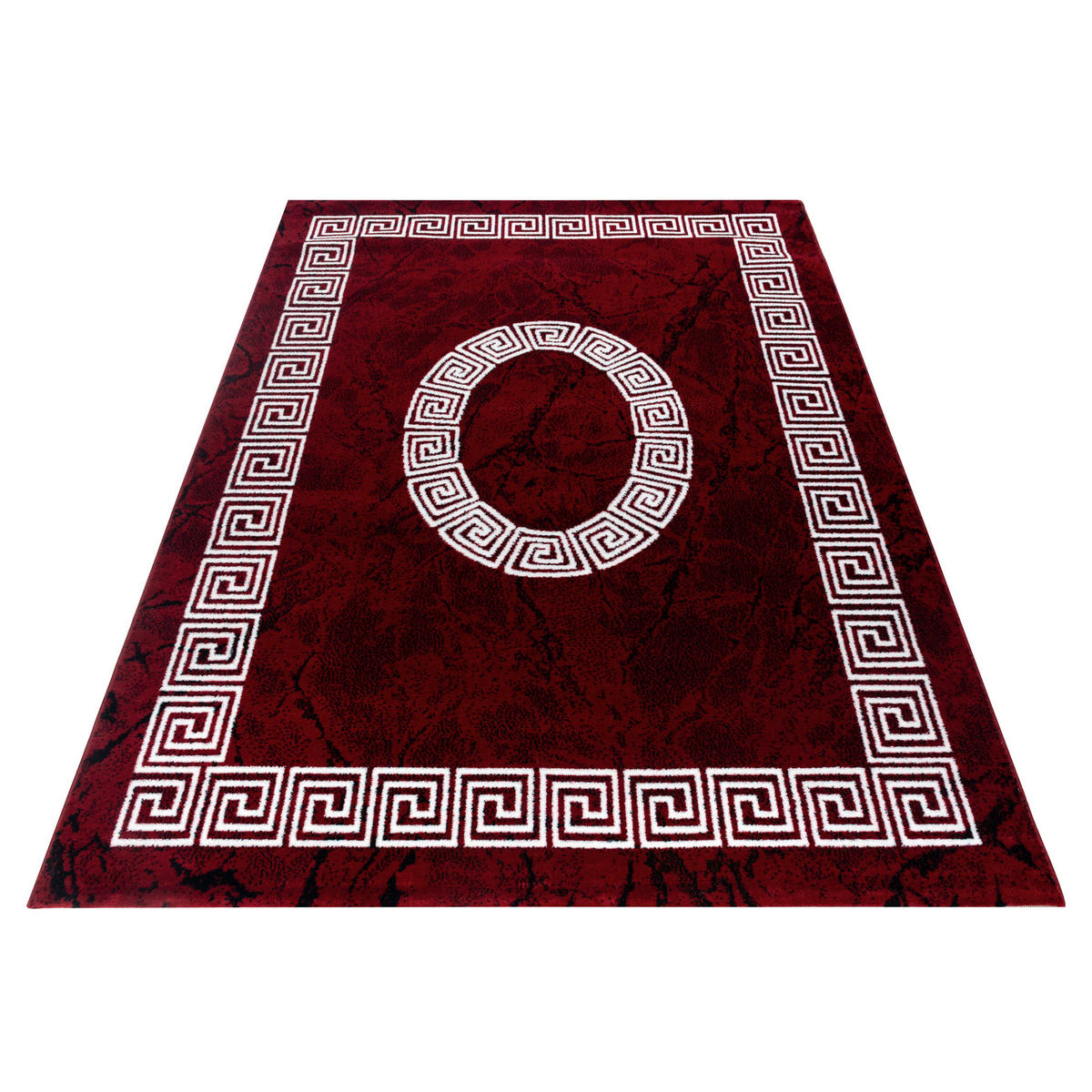 LÄUFER 80/300 cm Plus 8009 Rot, Weiß  - Rot/Weiß, Design, Textil (80/300cm)