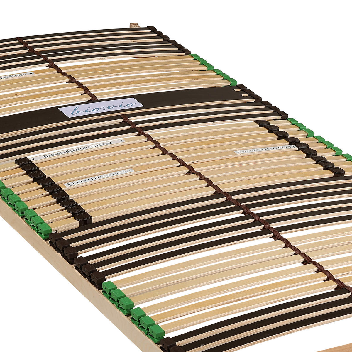 LATTENROST 140/200 cm  - Naturfarben/Braun, Basics, Holz/Kunststoff (140/200cm) - Bio:Vio