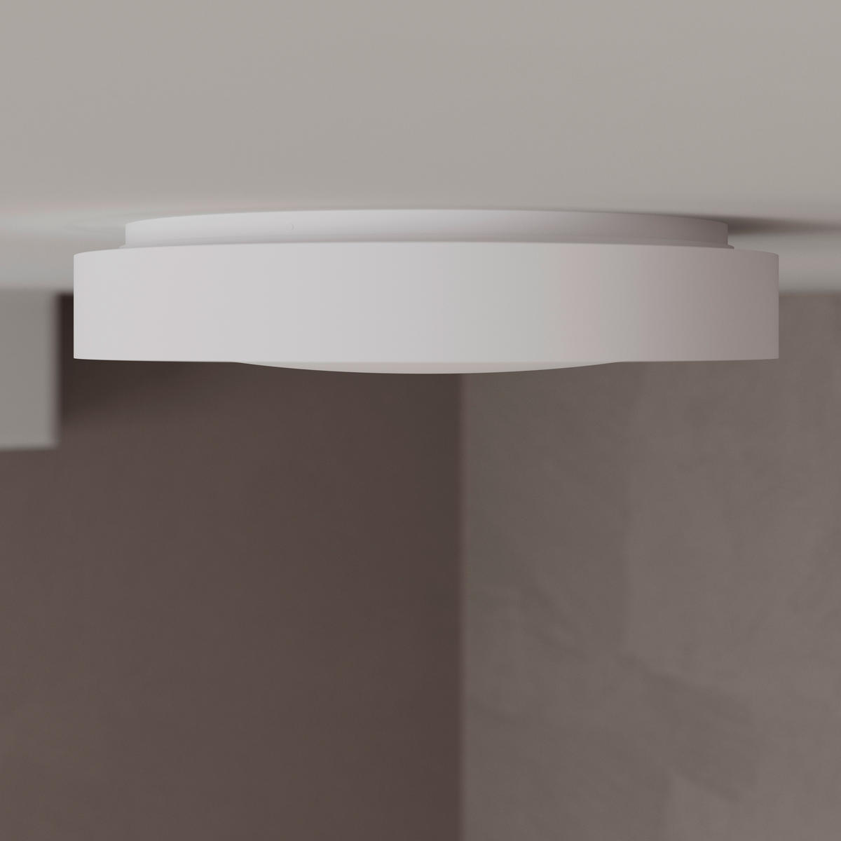 LED-DECKENLEUCHTE Zadar 40/7,5 cm  - Weiß, Design, Kunststoff/Metall (40/7,5cm) - Novel