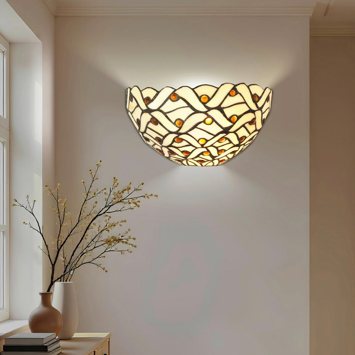 FALILÁMPA - többszínű, Basics, Üveg (15/18/30cm)