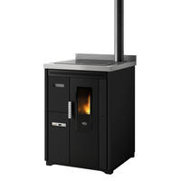 FESTBRENNSTOFFHERD - Schwarz, Basics, Metall (60/92/62cm)