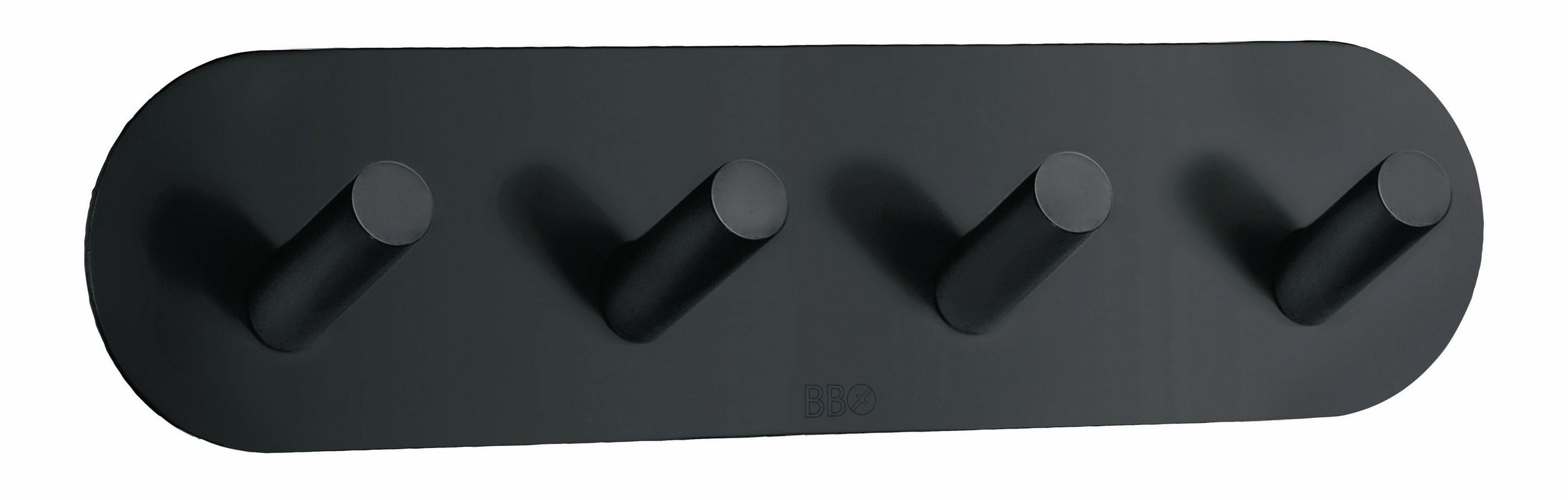 Smedbo Haken Beslagsboden Schwarz 19x4.8x3 cm