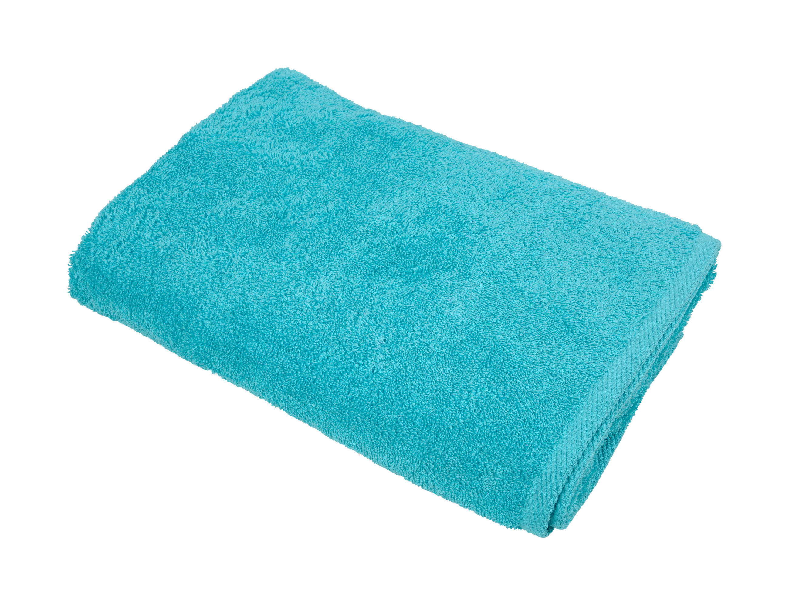 DUSCHTUCH Palma 70/140 cm  - Türkis, Basics, Textil (70/140cm) - Esposa