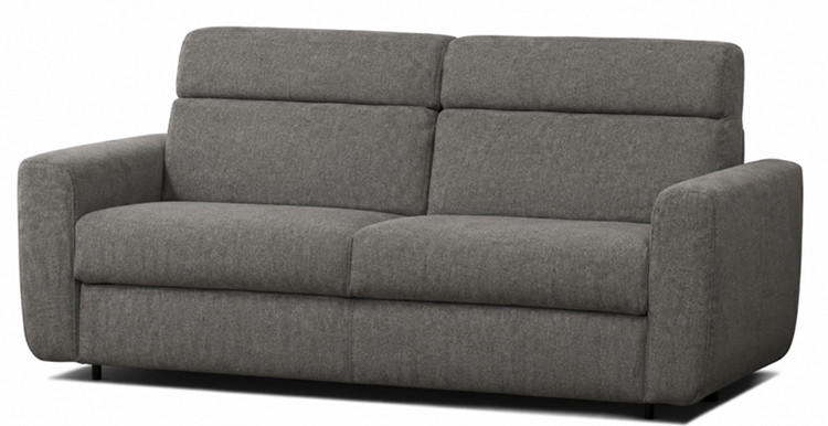 Canapea, textil, gri - gri, Design, textil (207/90/96cm) - Novel