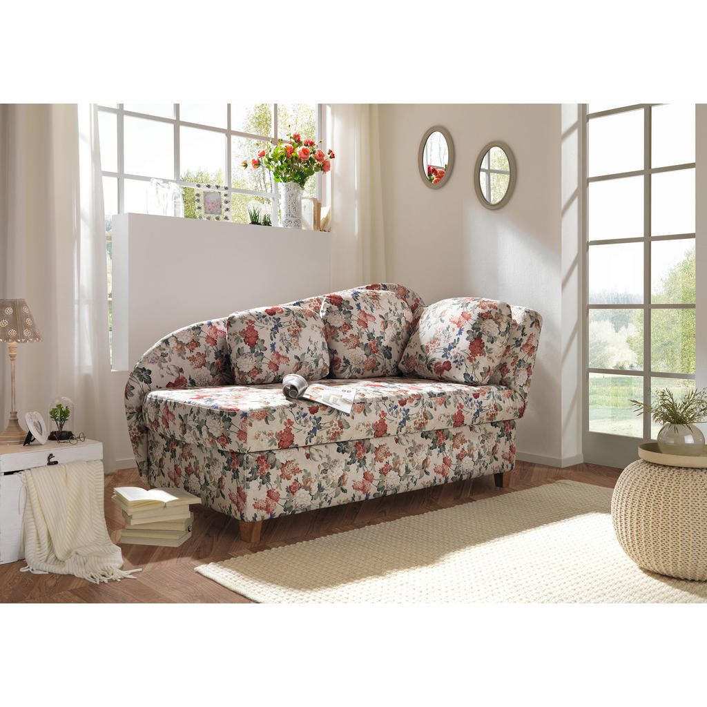 Thumbnail - Livetastic Liege, Anthrazit, Textil, Buche, 2-Sitzer, Füllung: Vlies, 180x97x85 cm, Made in EU, Liegefunktion, Armteil r...