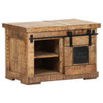 KOMMODE  in 75/50/45 cm  - Schwarz/Naturfarben, KONVENTIONELL, Holz/Metall (75/50/45cm) - Landscape