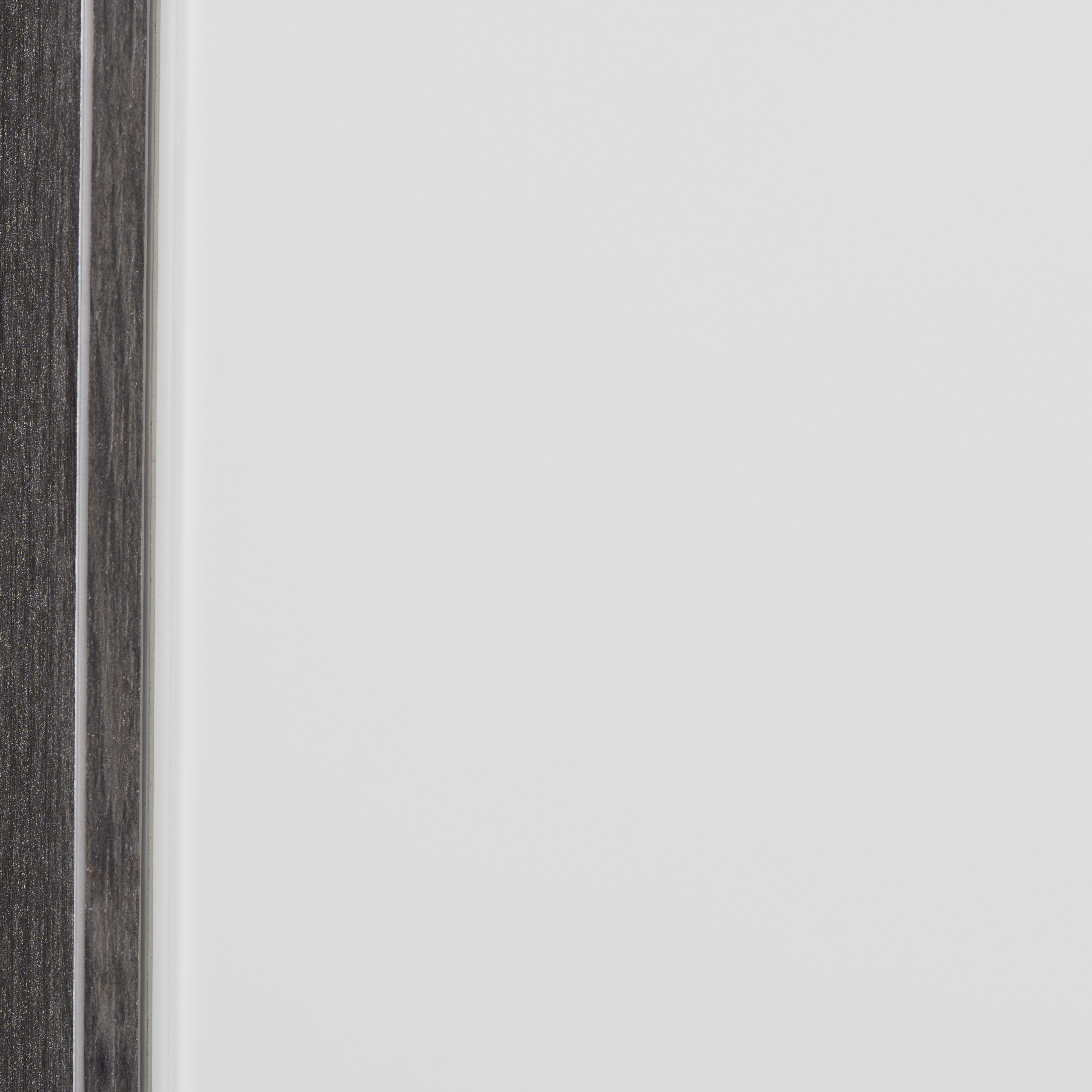 GARDEROBENSCHRANK Weiß, Eichefarben  - Chromfarben/Eichefarben, Design, Glas/Holzwerkstoff (55,8/199,1/37,3cm) - Voleo