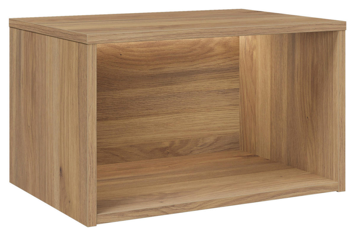VISEĆI ELEMENT - boje hrasta, Moderno, drvni materijal (50/30/35cm) - Milino