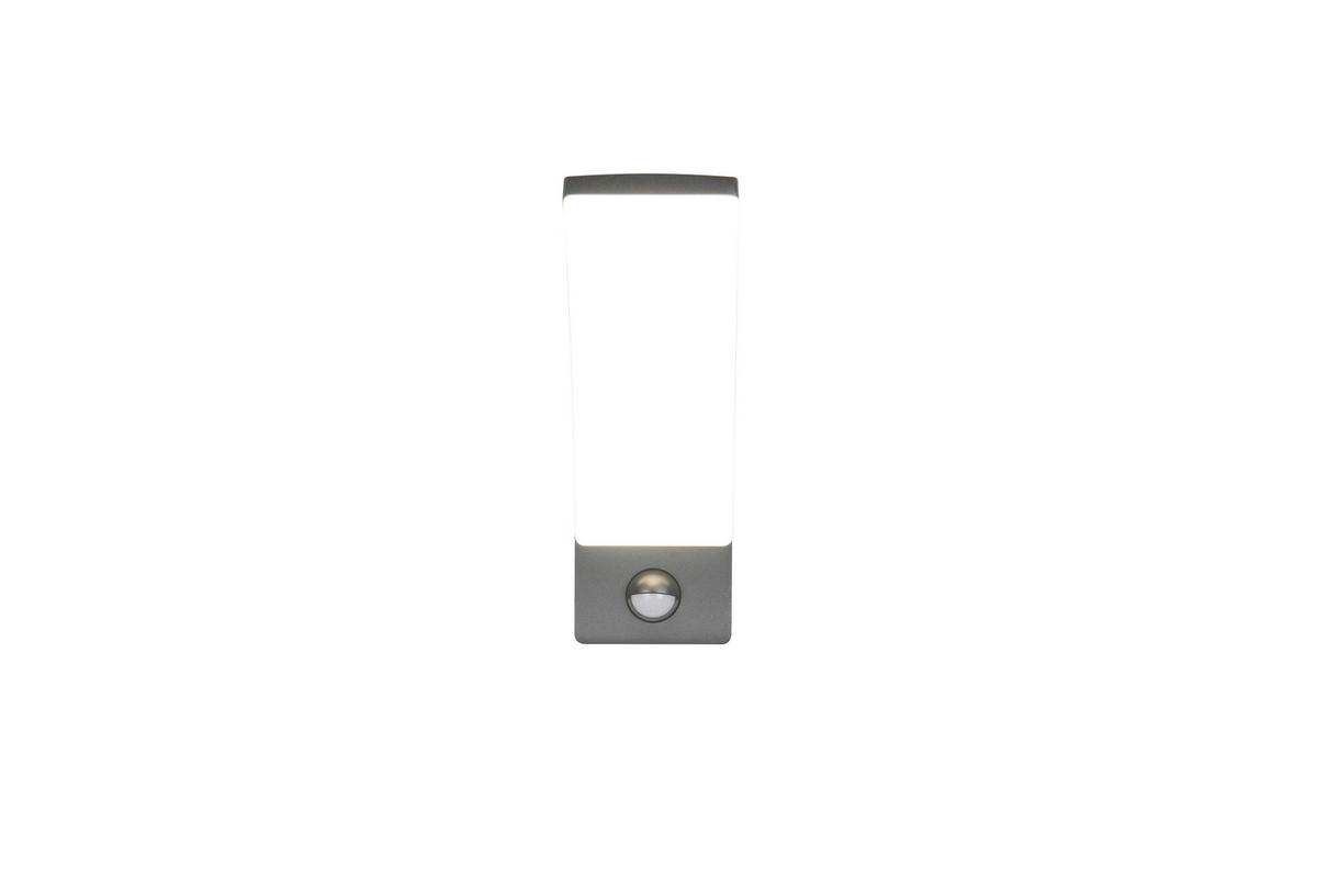 VÄGGLAMPA FÖR UTOMHUS - antracit, Design, metall (8/22,5/18,5cm)