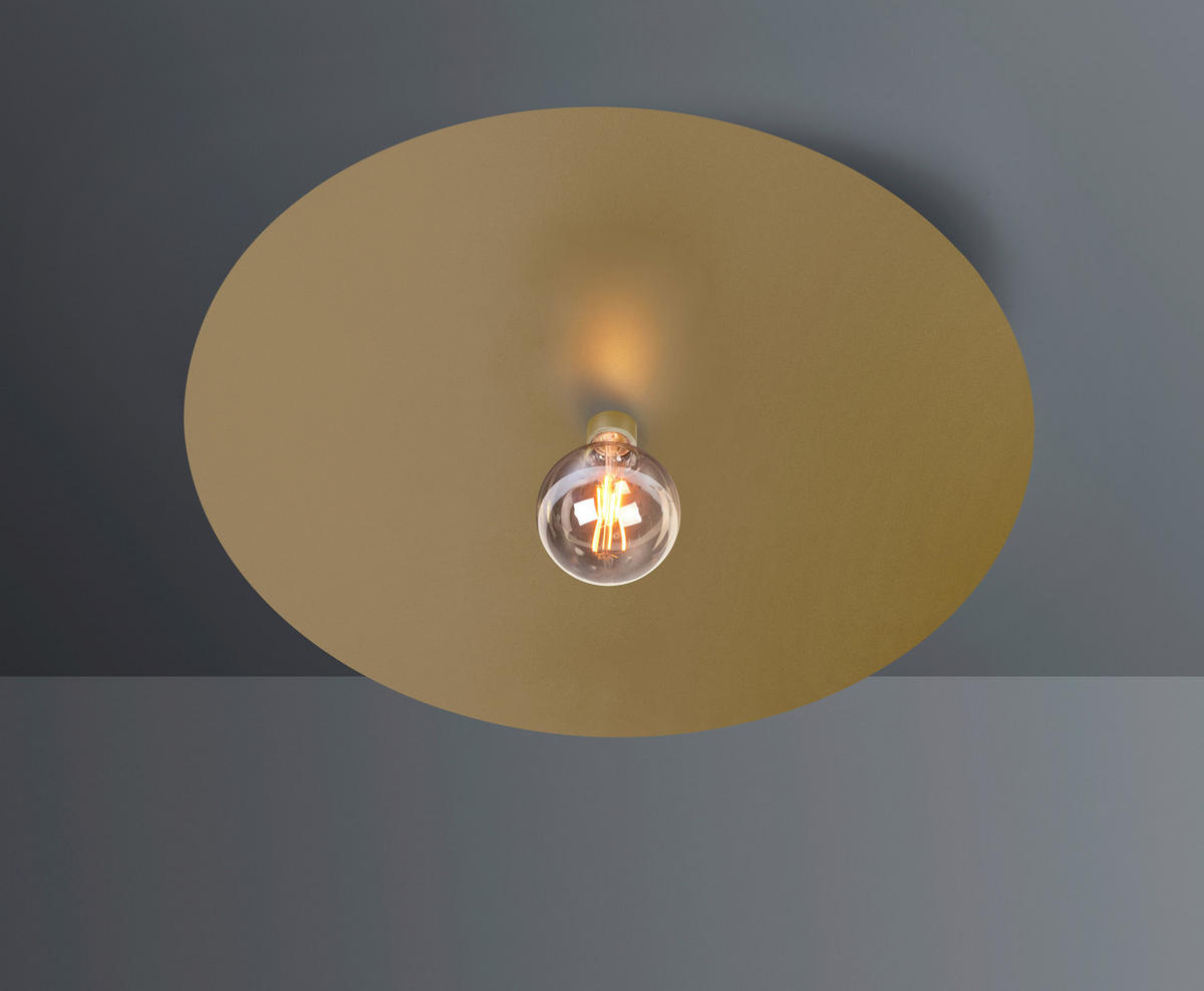 DECKENLEUCHTE Chio 54/6,5 cm   - Goldfarben, Basics, Metall (54/6,5cm) - BOPP