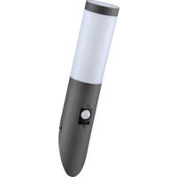 APLICĂ DE EXTERIOR - opal/antracit, Basics, plastic/metal (7,6/41cm) - Xora