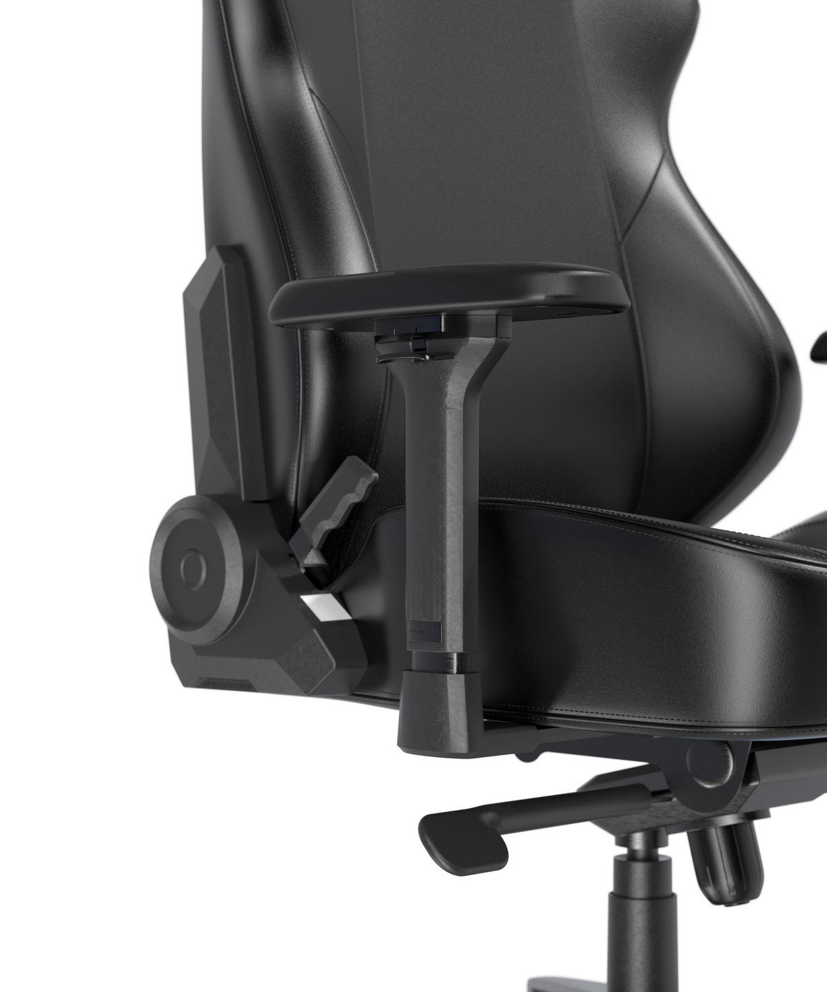 GAMINGSTUHL Schwarz Metall, Textil   - Schwarz, KONVENTIONELL, Textil/Metall (70/132/70cm) - Dxracer