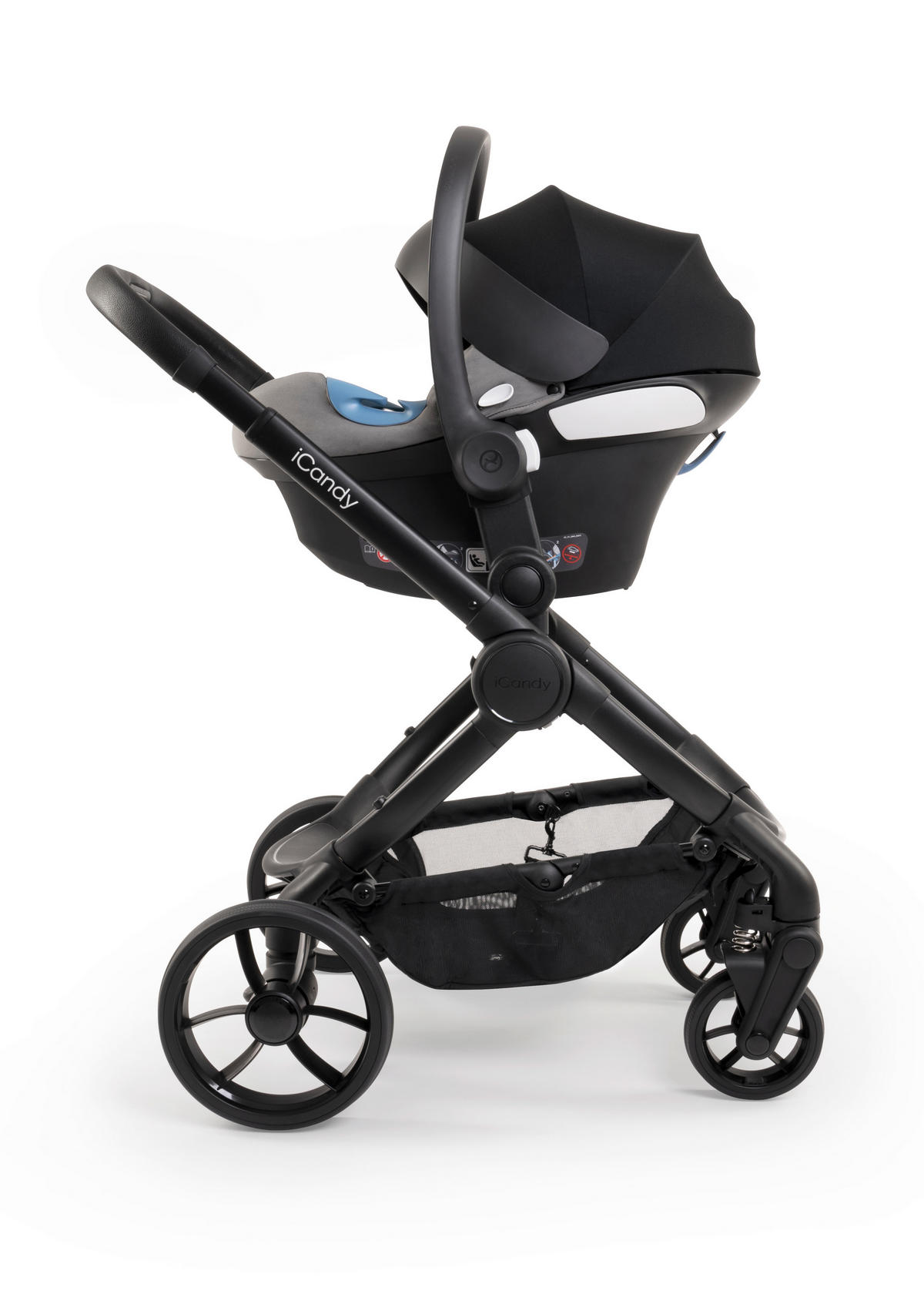 DJEČJA KOLICA  Peach 7  - boje lješnjaka/svijetlo smeđa, Basics, tekstil/plastika (70/61/29cm) - ICANDY