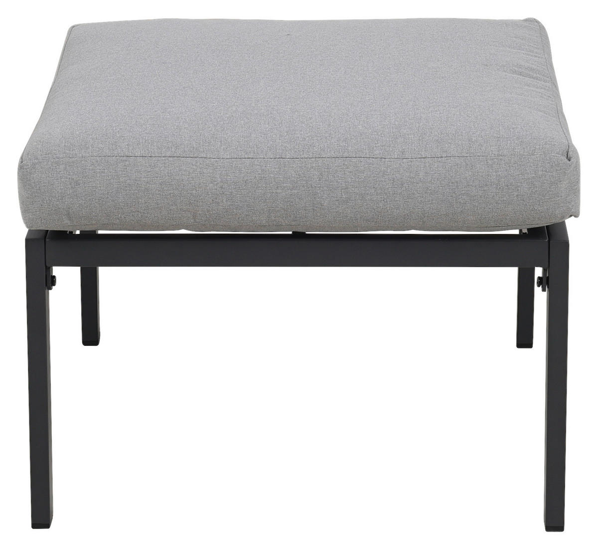 GARTENSET Webstoff Eisen  - Grau, Design, Textil/Metall (165/77/84cm) - Ambia Garden