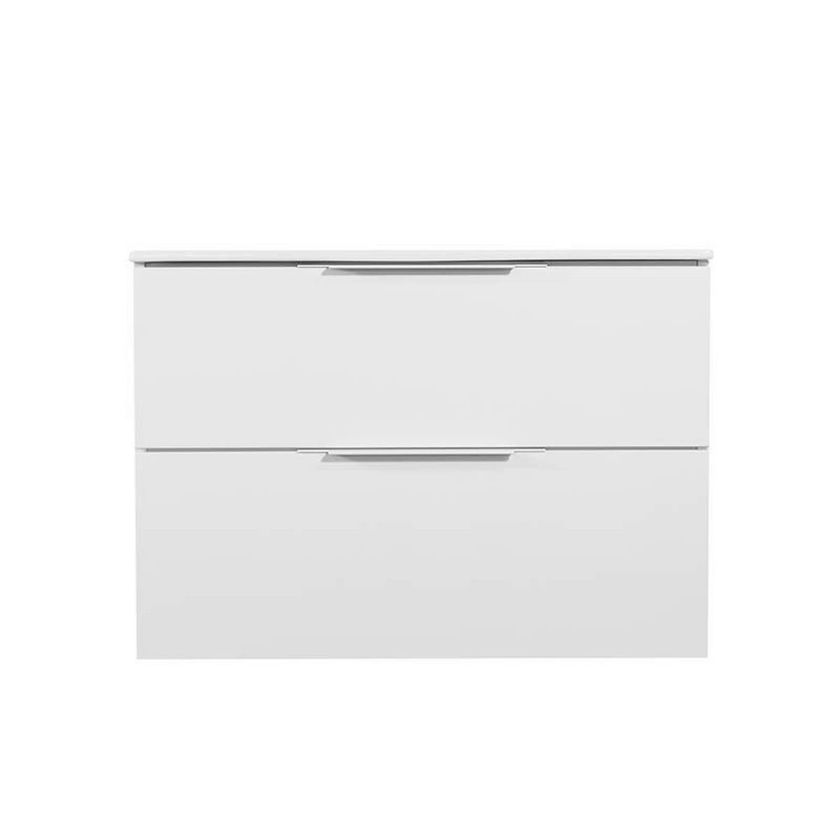 ELEMENT S UMIVAONIKOM  bijela visoki sjaj  - bijela visoki sjaj, Basics, drvni materijal/keramika (81/46,5/58cm)