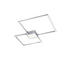 LED-DECKENLEUCHTE - Nickelfarben, Design, Metall (65/5/65cm) LED-DECKENLEUCHTE - Nickelfarben, Design, Metall (65/5/65cm)